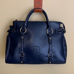 JING PIN PI JU BLUE PURSE